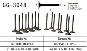 VESRAH ZAWÓR WYDECHOWY SUZUKI GSX 750F '98-06' (OEM: 12912-03F00) (1SZT.) (MADE IN JAPAN)