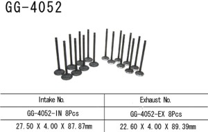 VESRAH ZAWÓR SSĄCY KAWASAKI ZX6RR 04 (ZX600M1) (OEM:12004-0006) (1SZT.) (MADE IN JAPAN)