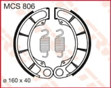 TRW ZF SZCZĘKI HAMULCOWE (160X40MM) (H343)