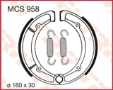 TRW ZF SZCZĘKI HAMULCOWE YAMAHA YFM 350 / 400 / 600 TYŁ (160X30MM) (Y516)