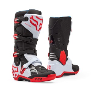 BUTY FOX MOTION WHITE/FLUO RED 26MX