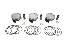 WOSSNER KOMPLET TŁOKÓW SEA DOO SPARK ACE '14-'19 (4T) (74,00MM) (TŁOK 73,94MM) (3SZT) (SWORZEŃ 17MM) (TŁOK SEA DOO) 11.0:1