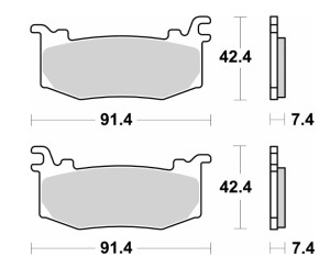 SBS KLOCKI HAMULCOWE KH RACING DUAL SINTER KOLOR ZŁOTY TARCZA PRAWA PRZÓD APRILIA RSV4 FACTORY '25-, DUCATI PANIGALE V4/V4S '25-, , KTM RC-R 990 '25-, SUPERDUKE 1390 '25- (NA ZAMÓWIENIE - bok@olekmotocykle.pl)