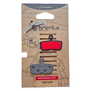 BRENTA BIKE KLOCKI HAMULCOWE ROWEROWE ORGANIC MTB / SZOSA PӣMETALICZNE PASUJE DO AVID CODE (2011-2014) CODE R, SRAM CODE RSC / R (2017), GUIDE RE BR123