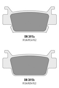 DELTA BRAKING KLOCKI HAMULCOWE KH410 HONDA TRX - ZASTĘPUJĄ DB2015MX-D ORAZ DB2015QD-D
