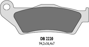 DELTA BRAKING KLOCKI HAMULCOWE KH181 PRZÓD BREMBO - ZASTĘPUJĄ DB2220MX-N ORAZ DB2220QD-N