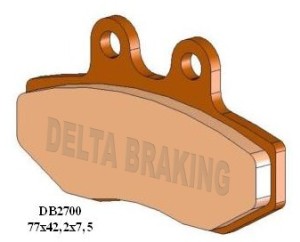 DELTA BRAKING KLOCKI HAMULCOWE KH167 - ZASTĘPUJĄ DB2700MX-D ORAZ DB2700QD-D