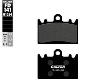 GALFER KLOCKI HAMULCOWE KH180 PӣMETALICZNE (OFERTA SPECJALNA) WYPRZEDA