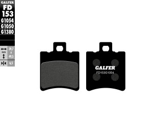 GALFER KLOCKI HAMULCOWE KH193 PӣMETALICZNE (SKUTERY)