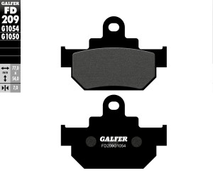 GALFER KLOCKI HAMULCOWE KH106 PӣMETALICZNE (GRUBO