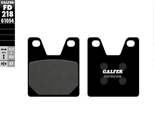 GALFER KLOCKI HAMULCOWE KH267 PӣMETALICZNE YAMAHA R1 '98-'00; XJR 1300 '00 TY
