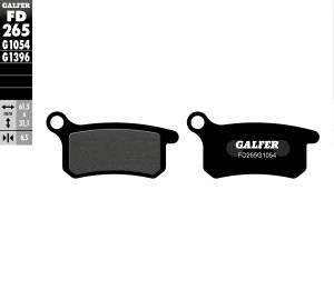 GALFER KLOCKI HAMULCOWE KH357 PӣMETALICZNE
