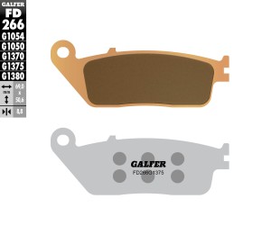 GALFER KLOCKI HAMULCOWE KH226 / KH142 SPIEK METALICZNY (ZŁOTE) SPORT
