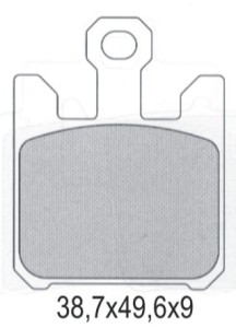 GALFER KLOCKI HAMULCOWE KH369/4 PӣMETALICZNE (OFERTA SPECJALNA) WYPRZEDA