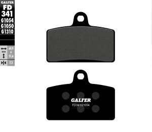 GALFER KLOCKI HAMULCOWE KH399 PӣMETALICZNE PRZ