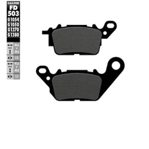 GALFER KLOCKI HAMULCOWE KH694 PӣMETALICZNE YAMAHA N-MAX 125 / 150