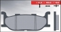 BRENTA KLOCKI HAMULCOWE KH179 SPIEK METALICZNY (ZŁOTE) (FT 4057)
