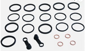 ALL BALLS ZESTAW NAPRAWCZY ZACISKU HAMULCOWEGO PRZÓD KAWASAKI H2 '17-'22, H2R '15-'21, Z H2 SE '21-'23, ZX10R '16-'23, ZX10RR '18-'24, ZX14R '18-'23, KTM DUKE R 890 '20-'23, SUPER DUKE GT 1290 '17-'19, SUPER DUKE R 1290 '14-'24