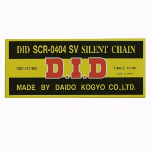 DID ŁAŃCUSZEK ROZRZĄDU SCR0404SV-88 (88-OGNIW) ZAKUTY (ZAMKNIĘTY)