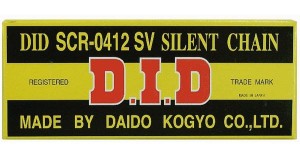 DID ŁAŃCUSZEK ROZRZĄDU SCR0412SV-128 (128-OGNIW) ZAKUTY (ZAMKNIĘTY)