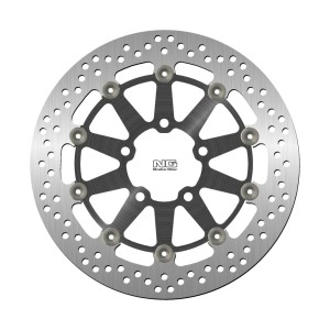 NG TARCZA HAMULCOWA PRZÓD SUZUKI GSXR 600 04-05, GSXR 750 04-05, GSXR 1000 03-04, M 800 INTRUDER 14-15 (NG790V) (300X69X5) (5X10,5MM) (ŚRODEK ALUMINIOWY)