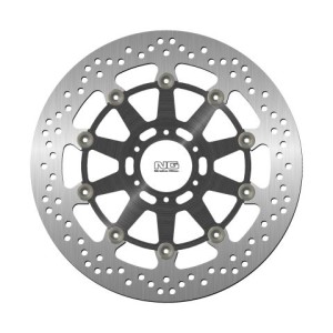 NG TARCZA HAMULCOWA PRZÓD APRILIA CAPONORD 1200 '13-17, YAMAHA FZR 1000 '87-95, XJR1200/1300 '95-99 (320X64X5MM) (6X8,5MM) PŁYWAJĄCA (ŚRODEK ALUMINIOWY)