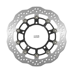 NG TARCZA HAMULCOWA PRZÓD SUZUKI B-KING '07-13, GSF650/1250 '07-16, GSXF650/1250 '10-18, GSXR1300 '08-18,(310x121x5MM) (5X10,5MM) WAVE PŁYWAJĄCA (ŚRODEK ALUMINIOWY)