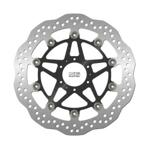 NG TARCZA HAMULCOWA PRZÓD HONDA CBR 1100 XX '99-'04, X-11 '00-'03, CB 1300 '01-'02 (310X62X5MM) (6X6,5MM) ŚRODEK ALUMINIOWY WAVE PŁYWAJĄCA (ŚRODEK ALUMINIOWY)