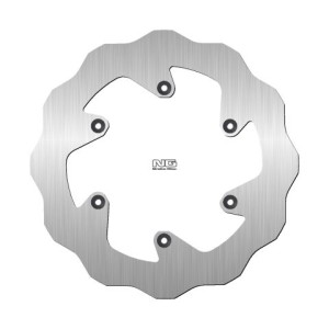 NG TARCZA HAMULCOWA TYŁ KTM SX/EXC/LC 4, GAS GAS EC/EX 250/350 '21, HUSABERG FE 350/450/600 '99-14 (220X110X4,2MM) (6X6,5MM) WAVE PEŁNA (NG141, NG129)