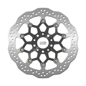 NG TARCZA HAMULCOWA PRZÓD KTM DUKE 690 R/ABS '14-'16 (320X52X5MM) (5X8,5MM) WAVE PŁYWAJĄCA (ŚRODEK ALUMINIOWY)