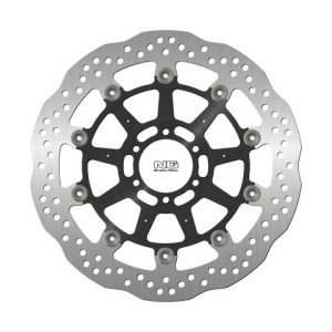 NG TARCZA HAMULCOWA PRZÓD BMW S 1000R/RR '13-'20, HP4 '12-'17, S1000XR '17-'19 (320X64X5,0MM) (6X8,5MM) WAVE PŁYWAJĄCA (ŚRODEK ALUMINIOWY)