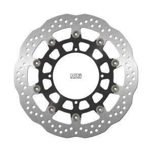 NG TARCZA HAMULCOWA PRZÓD HUSQVARNA NOX570 '01-03, SM510/610 '05-10, SMR630 '05-13 (320X120X5MM) (4X8,5MM) WAVE PŁYWAJĄCA (ŚRODEK ALUMINIOWY)