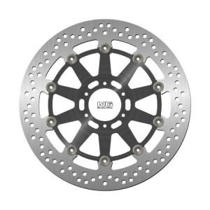 NG TARCZA HAMULCOWA PRZÓD APRILIA DROSODURO 900/TUONO660 '17-21, MOTO GUZZI V7 '17-20 (320X64X4,5MM) (6X8,5MM) PŁYWAJĄCA (ŚRODEK ALUMINIOWY)