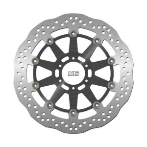 NG TARCZA HAMULCOWA PRZÓD APRILIA DROSODURO 900/TUONO660 '17-22, MOTO GUZZI V7,V85,V9,V100 '16-'22, BENELLI, TNT, TORNADO (320X64X4,5MM) (6X8,5MM) WAVE PŁYWAJĄCA (ŚRODEK ALUMINIOWY)