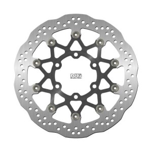NG TARCZA HAMULCOWA PRZÓD KTM 390 ADVENTURE ABS '20, DUKE / ABS '17-20, RC / ABS 17-20, 125 DUKE / ABS '17-20 (320X90X5,0MM) (6X10,5MM) WAVE PŁYWAJĄCA (ŚRODEK ALUMINIOWY)