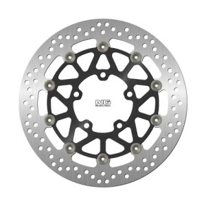 NG TARCZA HAMULCOWA PRZÓD KAWASAKI Z1000SX '19-21, Z1000 '07-20 (300X80X5,5MM) (5X10,5MM) PŁYWAJĄCA (ŚRODEK ALUMINIOWY)