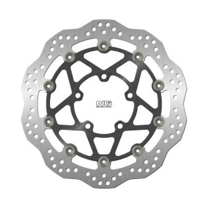 NG TARCZA HAMULCOWA PRZÓD TRIUMPH BONNEVILLE 850/T100 '09-21, STREET TRIPLE '13-18 (310X82,5X5MM) (5X10,5MM) WAVE PŁYWAJĄCA (ŚRODEK ALUMINIOWY)