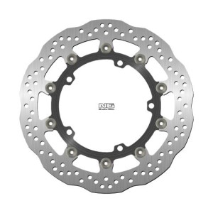 NG TARCZA HAMULCOWA PRZÓD TRIUMPH SPEED TRIPLE 1050 '11-17, STREET TRIPLE 1050 '08-'17, TROPHY 1215 '12-'18 (320X150X5MM) (5X10,5MM) WAVE PŁYWAJĄCA (ŚRODEK ALUMINIOWY)