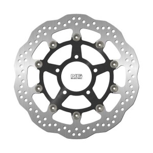NG TARCZA HAMULCOWA PRZÓD TRIUMPH DAYTONA 955 '02-06, SPRINT 1050 '05-14 (320X78X4,5MM) (5X10,5MM) WAVE PŁYWAJĄCA (ŚRODEK ALUMINIOWY)