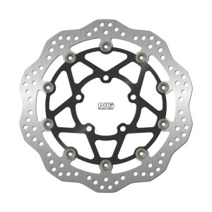 NG TARCZA HAMULCOWA PRZÓD TRIUMPH STREET TRIPLE 800/THRUXTON 1200 '19-21 (310X82,5X4,5MM) (5X10,5MM) WAVE PŁYWAJĄCA (ŚRODEK ALUMINIOWY)