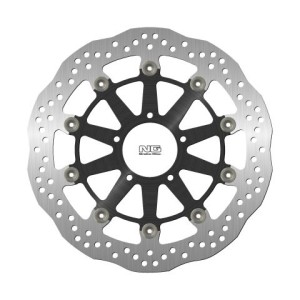 NG TARCZA HAMULCOWA PRZÓD DUCATI DIAVEL 1260/MONSTER 950/MULTISTRADA 950/1260 '18-21 (320X72X4,5MM) (5X8,5MM) WAVE PŁYWAJĄCA (ŚRODEK ALUMINIOWY)