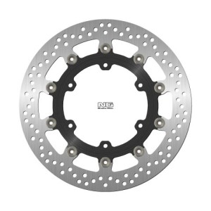 NG TARCZA HAMULCOWA PRZÓD YAMAHA FJR1300 '05-21 (320X132X4,5MM) (6X8,5MM) PŁYWAJĄCA (ŚRODEK ALUMINIOWY)
