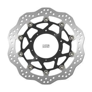 NG TARCZA HAMULCOWA PRZÓD HONDA CRF1100 AFRICA TWIN '19-23 (310X100,5X4,5MM) (5X6,5MM) STRONA LEWA WAVE PŁYWAJĄCA (ŚRODEK ALUMINIOWY)