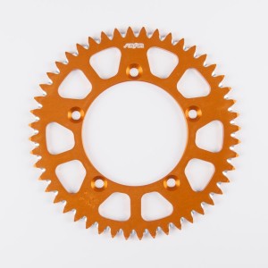 SUNSTAR ZĘBATKA TYLNA ALUMINIOWA (ERGAL) 4486 46 KTM XC 105 '08-09 (ŁAŃC. 428) (448646JT) KOLOR POMARAŃCZOWY - OFERTA SPECJALNA