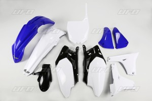 UFO KOMPLET PLASTIKÓW YAMAHA YZF 450 '11-'13 KOLOR OEM '13 (NIEBIESKI/BIAŁY/CZARNY) (YA317E999)