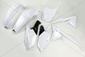 UFO KOMPLET PLASTIKÓW YAMAHA YZF 250 '14-'18, YZF 450 '14-'17 KOLOR BIAŁY (YA318E046)