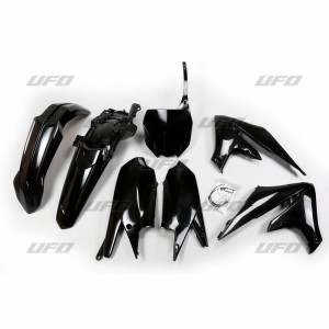 UFO KOMPLET PLASTIKÓW YAMAHA YZF 250 '19-'23 , YZF 450 '18-'22 KOLOR CZARNY (YA321E001)