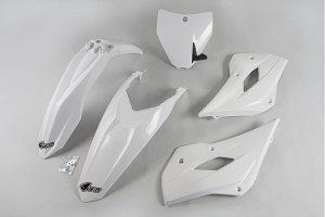 UFO KOMPLET PLASTIKÓW HUSQVARNA TC 85 '14-'17 KOLOR OEM (BIAŁY) (HU619E999)