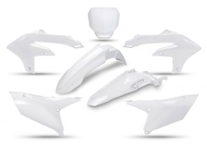 UFO KOMPLET PLASTIKÓW YAMAHA YZF 250 '24-'26, YZF 450 '23-'25 KOLOR BIAŁY