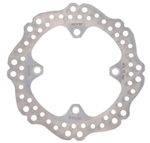 MTX PARTS TARCZA HAMULCOWA TYŁ HONDA CRF 300L/RALLY '20-'21, CRF 250L RALLY '20, CRF 250L '13-'21 WAVE (220X105X4,5MM) (4X10,5MM)
